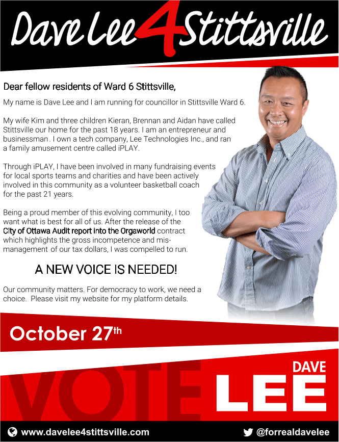 Dave Lee for Stittsville!